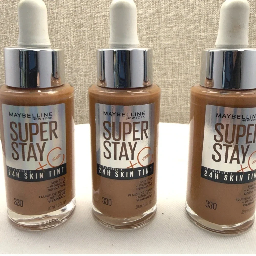 Maybelline Super Stay 24H Skin Tint Vitamin C 330 3pk Foundation Natural Radiant